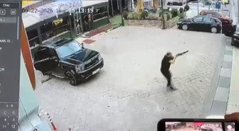 Ankara'da spor salonu devri kavgası kamerada! Araçtan inenlere pompalı tüfekle ateş açtı