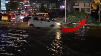 İstanbul'u sağanak vurdu! Yollar göle döndü, evleri su bastı