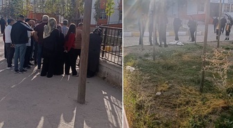 Van'da korku dolu anlar! Kız öğrenci okula pompalı tüfekle geldi