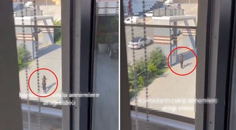 Komşuları, erkek arkadaşıyla buluşan genç kızı gizlice kayda alıp...