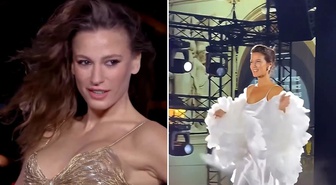 Serenay Sarıkaya ile Pınar Deniz'in podyum yürüyüşleri karşılaştırıldı