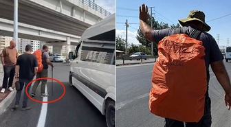 Kızı Narin için Ankara'ya yürüyen baba Arif Güran Urfa'da hastanelik oldu