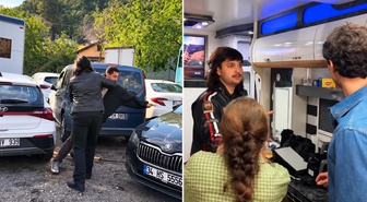 Nurgül Yeşilçay'ın oğlu Osman Nejat, “Ömür Usta'nın setini bastı