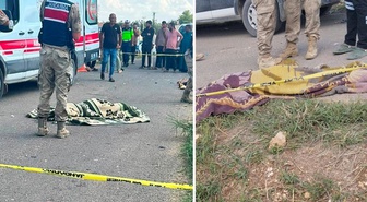 Şanlıurfa Akçakale'de motosiklet traktör mibzerine çarptı, 2 çocuk hayatını kaybetti
