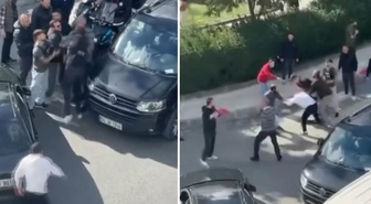 Bayrampaşa'da yol verme kavgası! Kafa atınca ortalık karıştı