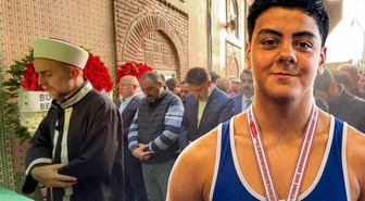 13 yaşındaki Türkiye şampiyonunun cenazesinde gözyaşları sel oldu