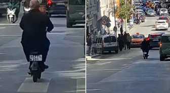 Halit Ergenç'ten İstanbul trafiğine scooterlı çözüm