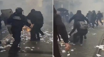 Film değil gerçek! Öğrencilerle polis sokakta karşı karşıya geldi
