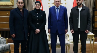 Cumhurbaşkanı Erdoğan, Filistinli Hind Rajab’ın ailesini kabul etti