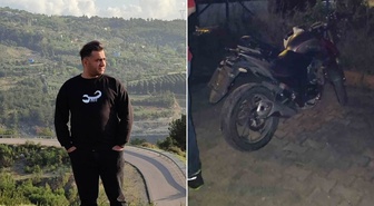 Hatay'da 45 günlük evli çifti taşıyan motosiklete otomobil arkadan çarptı! Ömer Çetinkaya'nın durumu ağır