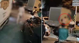 Çıplak halde markete girip 'Bomba' diye bağırdı! Genç mühendis otomobilin altında yakalandı