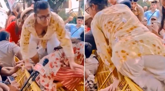 Protestolarda kaydedildi! Bu görüntü Hindistan'ı ayağa kaldırdı