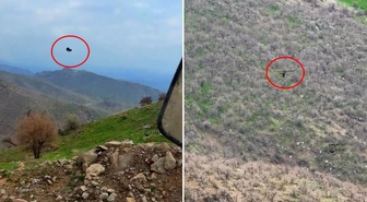 Şırnak'ta tesadüfen kaydedilen görüntüye bakın!