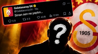 Galatasaray'ın 'Sinan sen ne yaptın' paylaşımının sırrı çözüldü!
