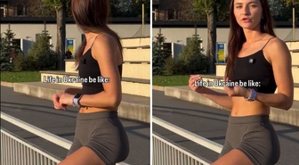 Ukraynalı genç kızın 'Sıradan bir gün' notuyla paylaştığı videoya bakın