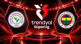 Çaykur Rizespor-Fenerbahçe maçının ilk 11'leri belli oldu