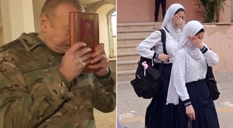 Azerbaycan'da başörtüsü tartışması büyüyor! Aliyev'in görüntüleriyle mesaj verildi