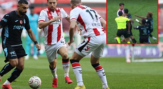 Karadeniz derbisinde inanılmaz ilk yarı! 3 gol, 1 kırmızı kart