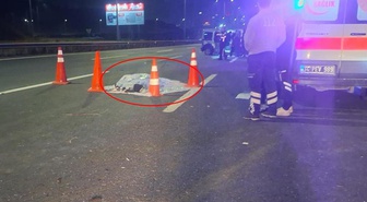 Önce otomobile sonra bariyerlere çarptı! Sonrası tam bir facia