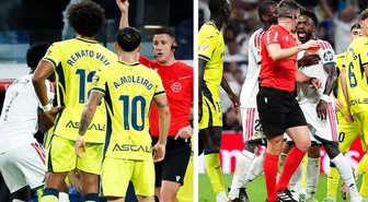 Hakemin üzerine yürüdüler! Olaylı maçta kazanan Real Madrid