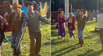 Ajda Pekkan’dan dizi sürprizi! Eda Ece ve Binnur Kaya ile halay çekti