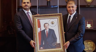 AK Parti Genel Sekreteri İnan’dan Cemil Tugay’a ziyaret: Şimdi birlikte çok çalışma vakti