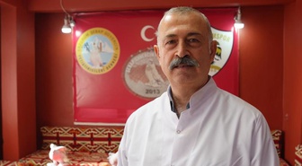 Ahmet Özkalıpçı, 40'a yakın Şebap güvercini için Erzurum'da ev tuttu