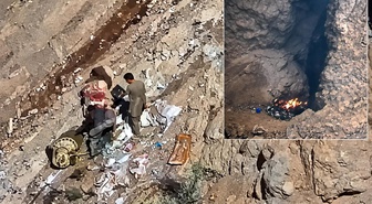 PKK'nın Metina'daki 4 kampı boşalttığı anların görüntüleri