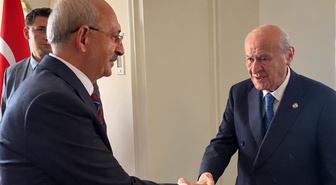 TBMM'de sürpriz görüşme! Bahçeli, Kılıçdaroğlu'nu ağırladı