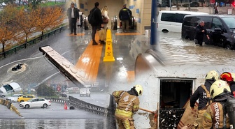 İstanbul’u sağanak vurdu! Yollar göle döndü, araçlar mahsur kaldı, metroları su bastı