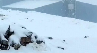 Sonbahar bitti, kış başladı! Kar 20 santimetreye ulaştı