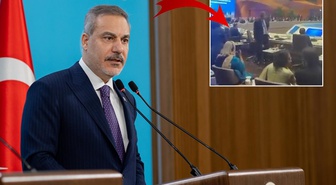 Azerbaycan'da tarihi protesto! Herzog kürsüye çıktı, Fidan dahil tüm salon çıktı