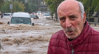İstanbul'daki selde mucize kurtuluş! Araçtan atlayıp ağaçlara tutundu