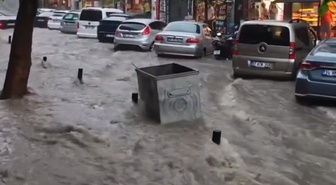 Selin vurduğu İstanbul'da günün en ilginç görüntüsü