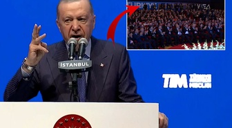 Cumhurbaşkanı Erdoğan'dan fon krizi mesajı! İş insanları alkışlarla karşılık verdi