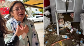 Mağdur vatandaş canlı yayında ağlayarak anlattı: Her şeyim gitti, 2 yetim büyütüyorum