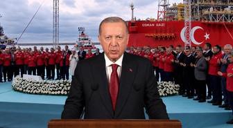 Osman Gazi, gaz üretimi için yolda! Cumhurbaşkanı Erdoğan: Mavi Vatan'ın ilk fabrikası