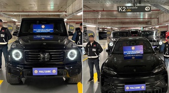 Garajından çıkanlara bakın! Tam 9 lüks araca el konuldu