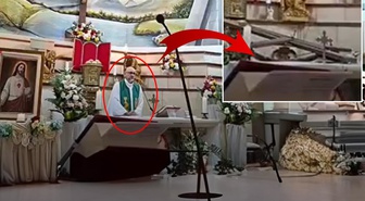 Böyle ölüm görülmedi! Rahibin son anları kamerada