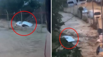 Sarıyer’de selde kaybolan Ahmet Derin’in aracının sürüklendiği anlara ait yeni görüntüler ortaya çıktı