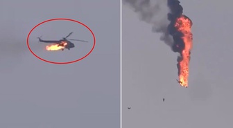 Korkulan oldu! Husiler, Suudi Arabistan'ın helikopterini düşürdü