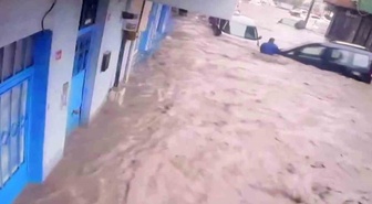 İstanbul'daki selde ölümden döndü! Aracını kurtarmak isterken suya kapıldı, o anlar kamerada