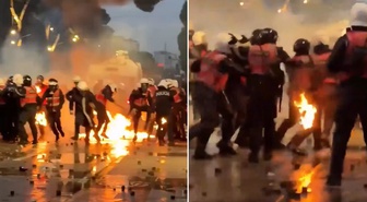 Arnavutluk'ta isyan büyüyor! Polis alevlerin içinde kaldı