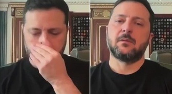 Zelenski'nin canlı yayındaki hareketi kafaları karıştırdı