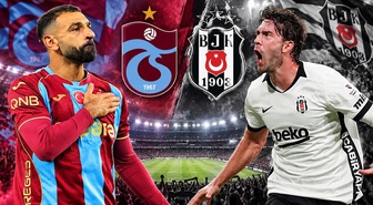 Trabzonspor-Beşiktaş derbisinde ilk 11'ler belli oldu