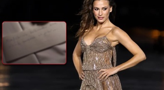Serenay Sarıkaya’ya restoranda sürpriz not: Misafirlerimiz kalkmadan önce sizinle tanışmak istiyorlar