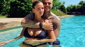 Icardi, sevgilisiyle yataktan fotoğraf paylaştı, düştüğü nota mesaj yağdı