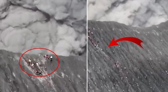 Yanardağa yaklaştılar! Sonrası tam bir felaket