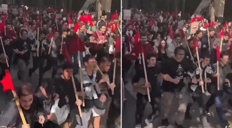 Komşuda kızıl bayraklar yükseldi! Binlerce kişi soluğu sokaklarda aldı