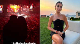 Buse Terim’den sevgilisiyle romantik konser paylaşımı